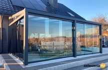 Zadaszenia i zabudowy tarasów,  wiaty aluminiowe, szklany ogród zimowy