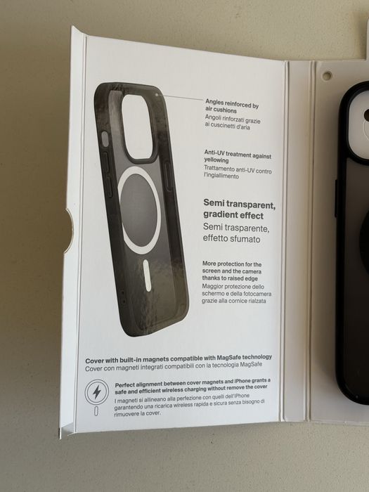 Capa Puro Gradiente Preta para Apple iPhone 15