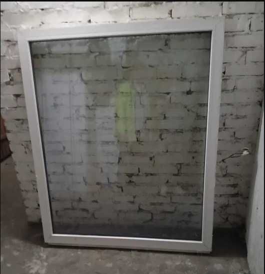 Okno Veka Fix używane 121 cm x 144 cm- stan bdb.
