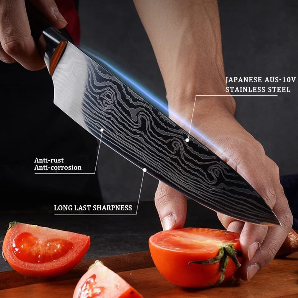 Faca Japonesa Profissional – Aço Inoxidável Premium