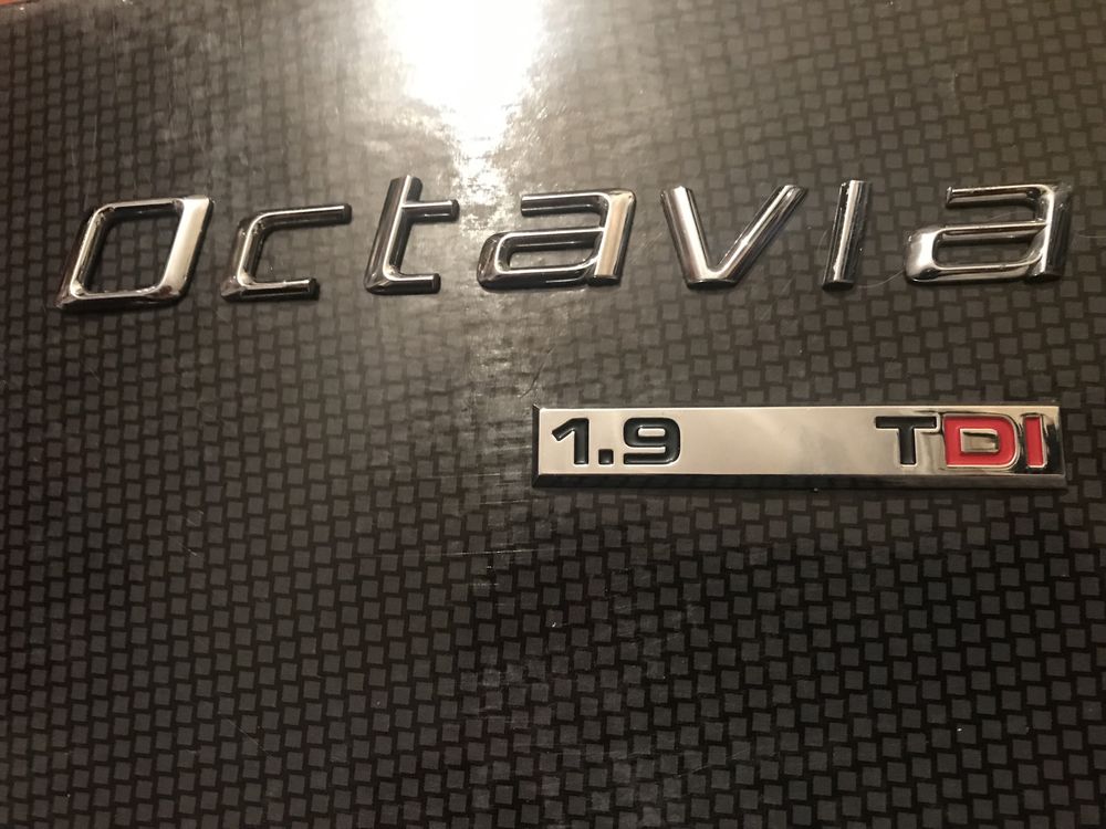Продам шильдики Skoda Octavia 1.9 Tdi restyling с 2013 г.в.
