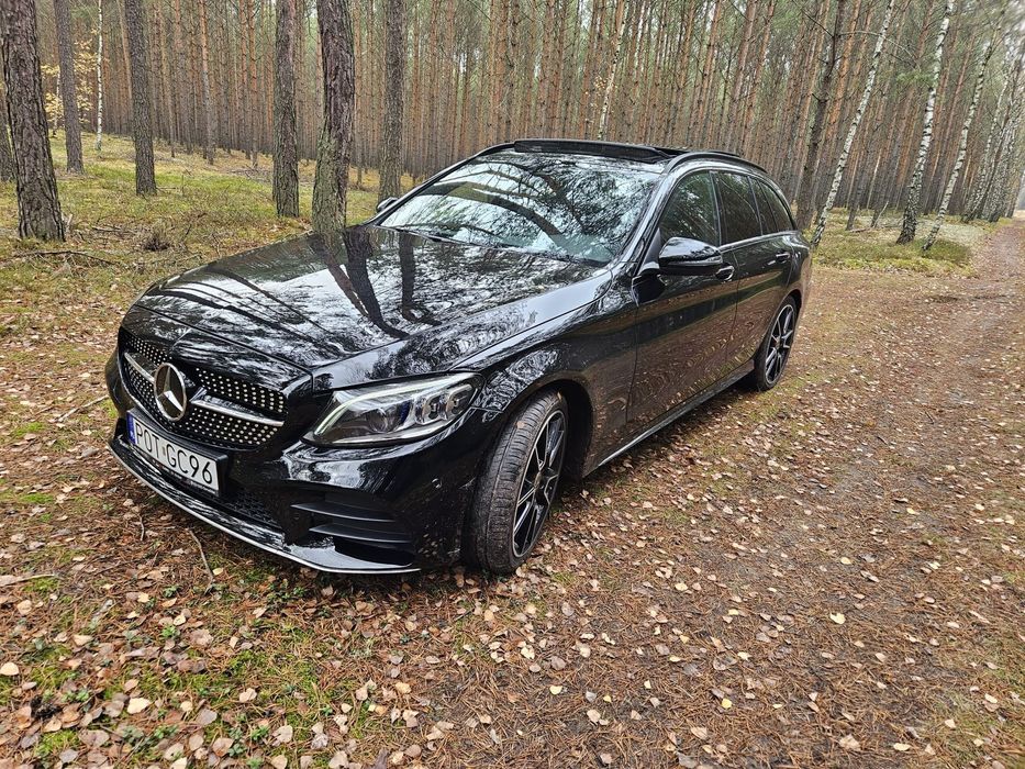 Mercedes-Benz Klasa C Mercedes c300 Hybryda AMG, 65tys przebieg, 2019,