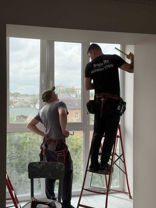 Натяжна стеля НАШІ МАТЕРІАЛИ. Монтаж натяжної стелі,потолка в квартирі