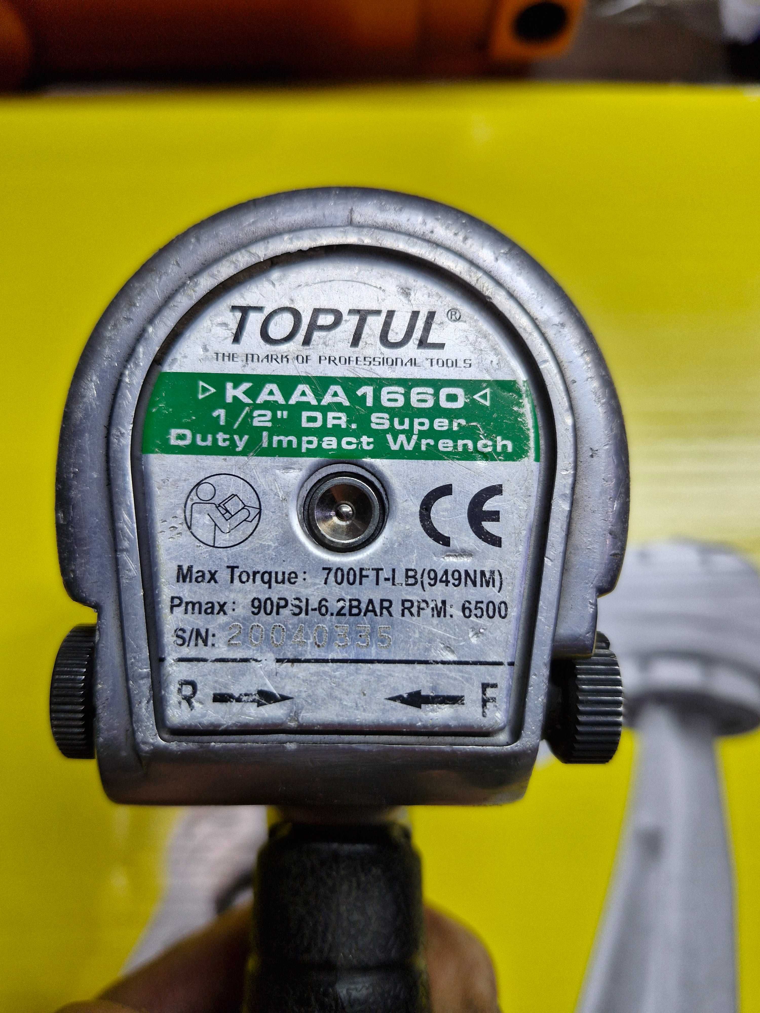 Пневмо гайковерт Toptul 949NM