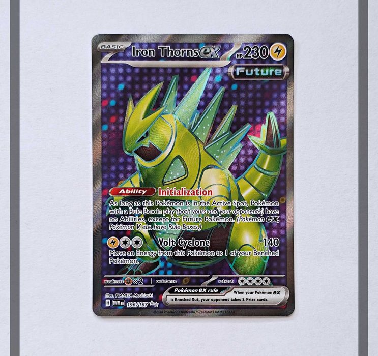 Iron Thorns Ex 196/167 TWN Pokemon ENG-NM