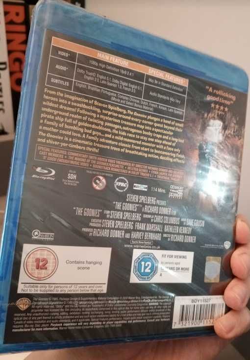 GOONIES Blu-Ray Film Spielberg NOWA!
