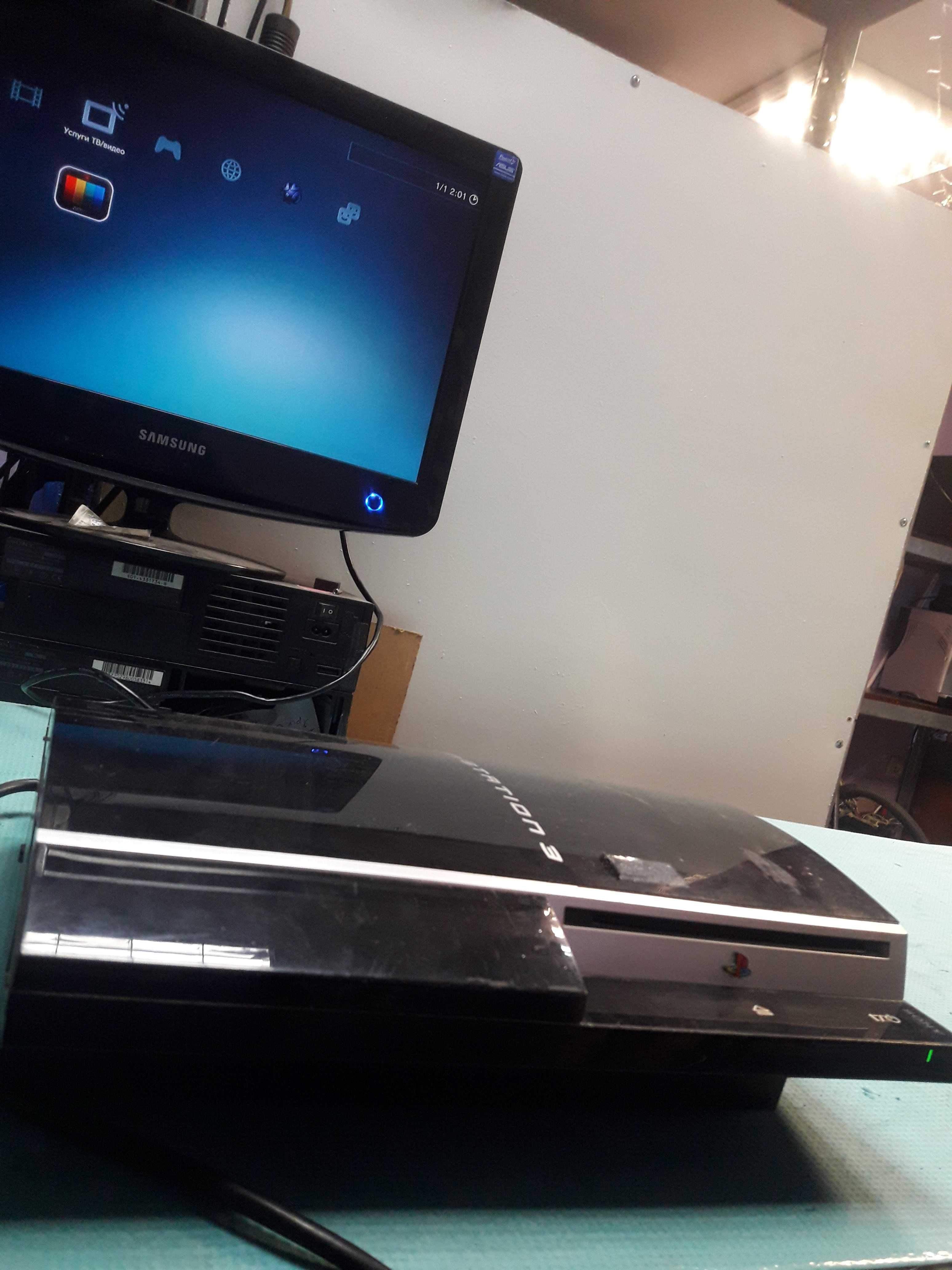 Приставка ігрова PS3 fat cechl04 data code 8d Sony PlayStation 3, 80gb