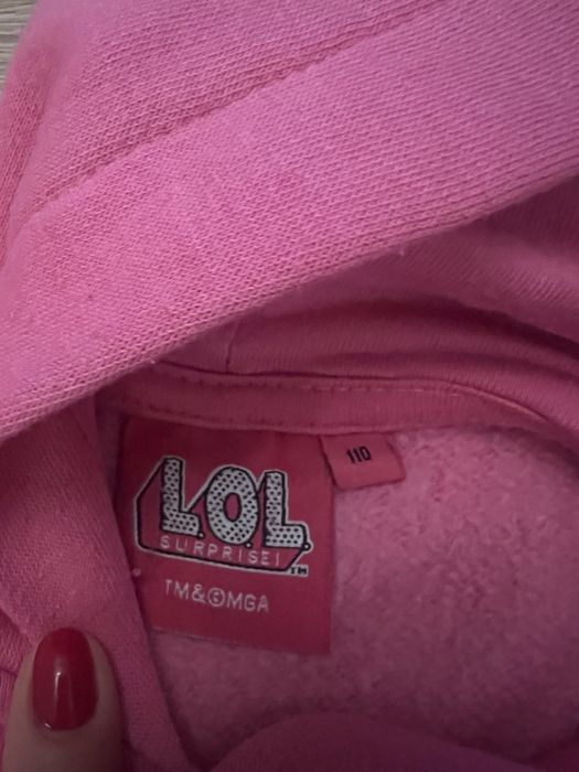 LOL Surprise bluza tunika sukienka laleczka z pieskiem rozmiar 110cm.