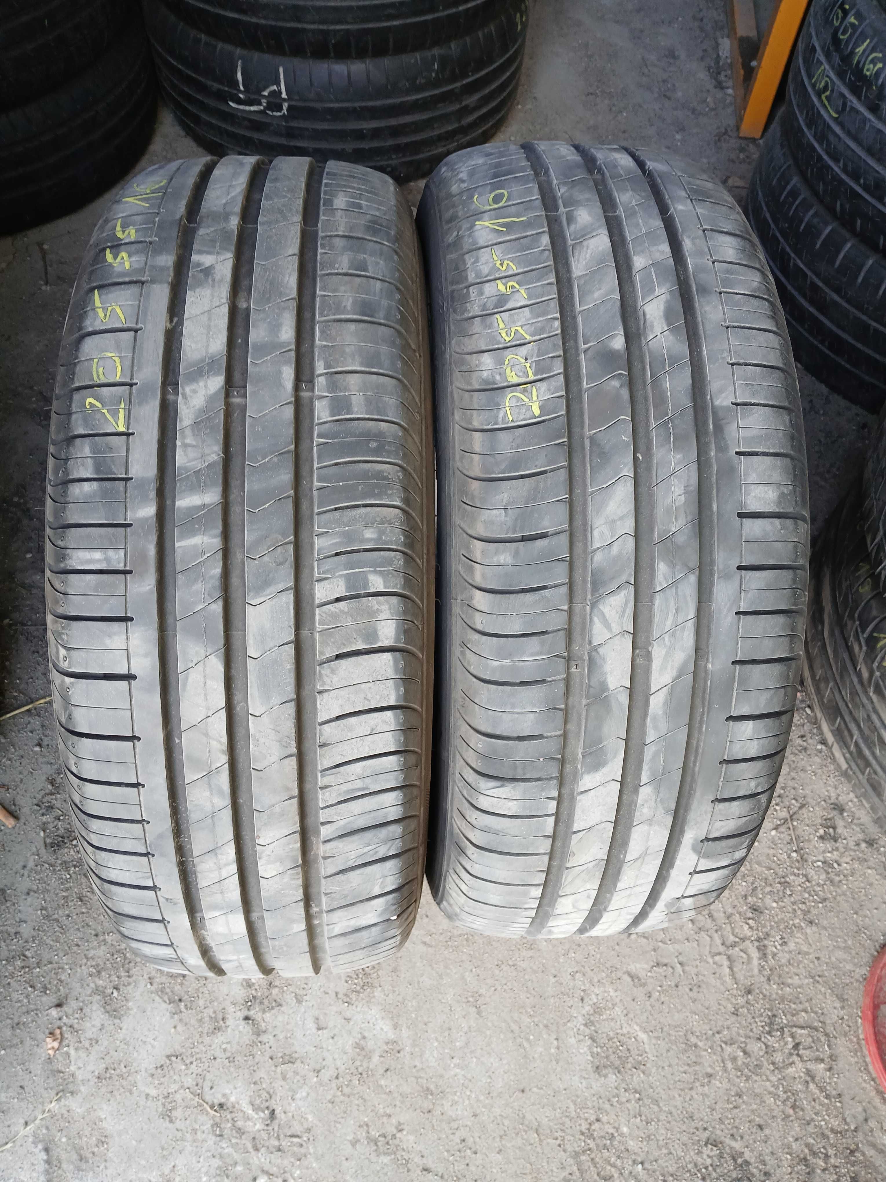 2x używane opony letnie 205/55 R16 Hankook GWARANCJA możliwy montaż