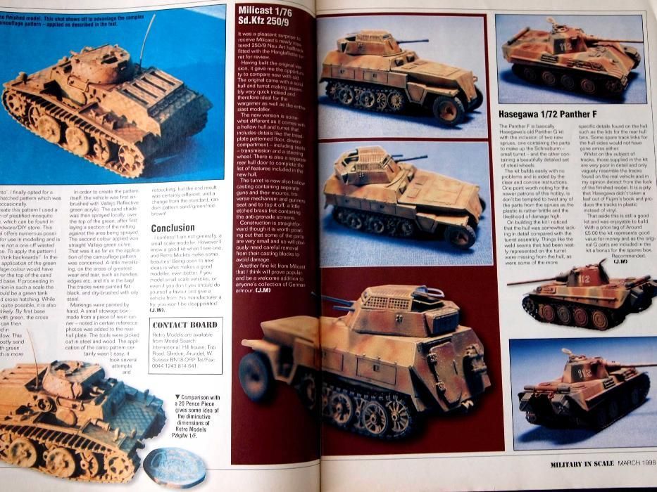 Revistas Military in scale Magazine modelismo 2ª Guerra