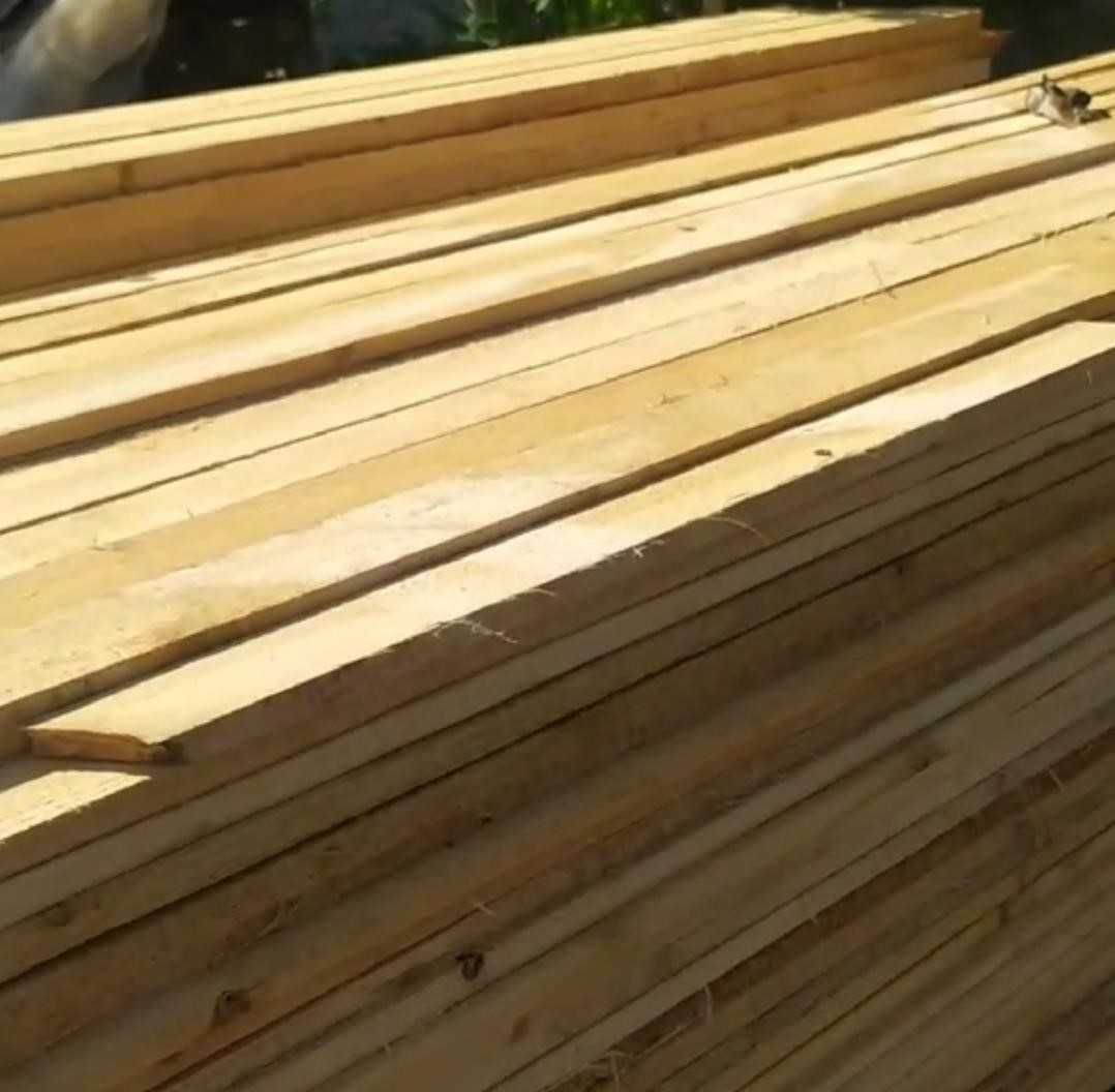 Пиломатеріали, брус 115*20*4м (дошка,доска висушена, суха, свіжопил)