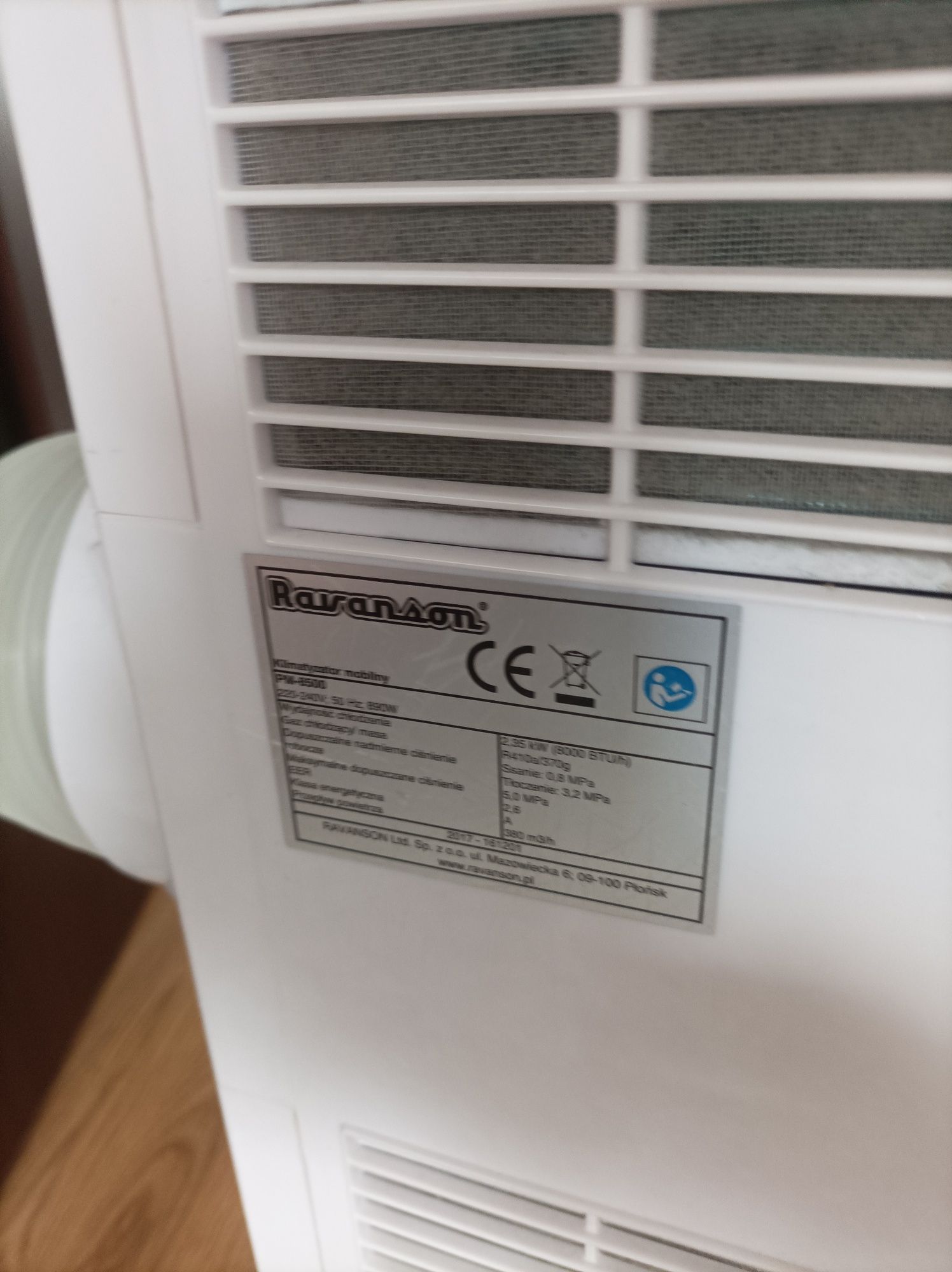 Klimatyzator Ravanson PM-9500 stan idealny klimatyzacja