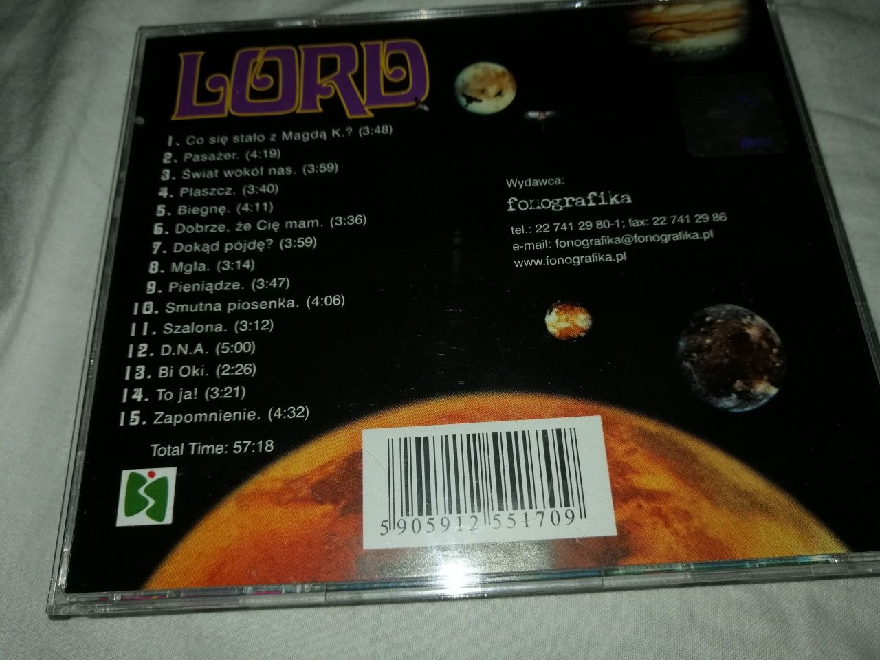 Lord płyta CD