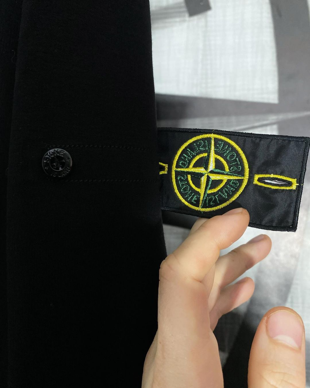 Stone Island Black DYED hoodie