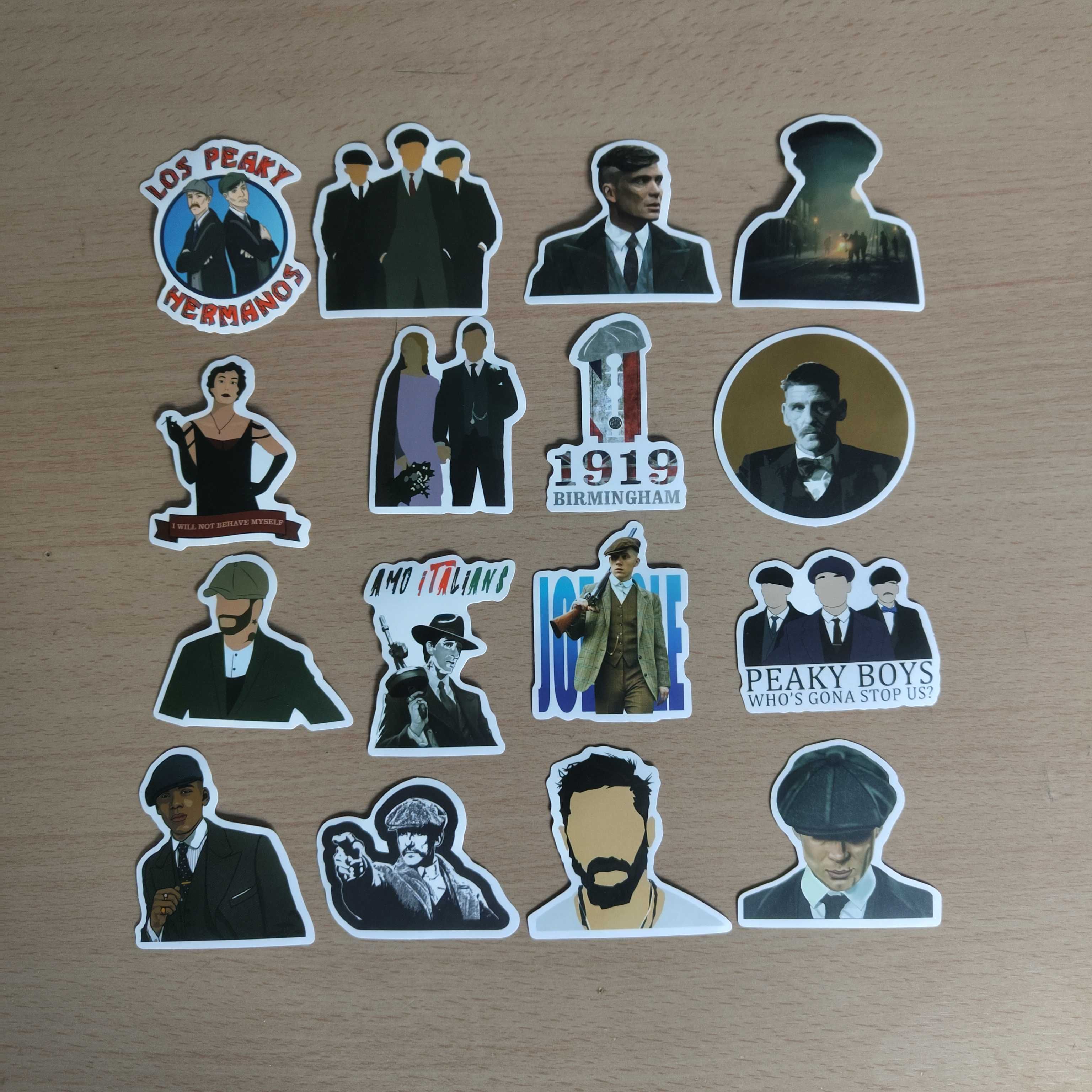 50 Stickers Autocolantes Peaky Blinders