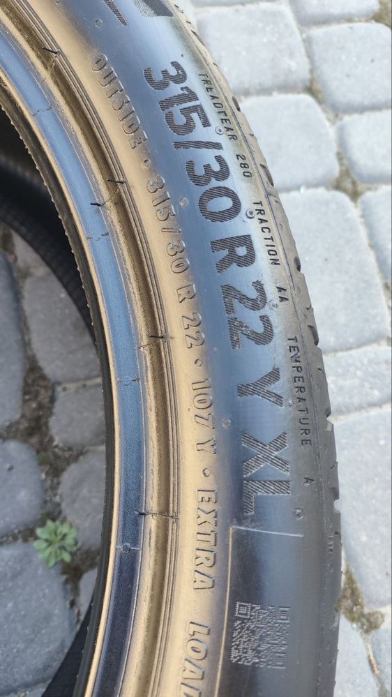 275/35/22+315/30/22 continental