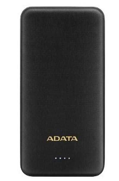 Power Bank Adata T10000 poj. 10000 mAh 2xUSB kolor: czarny