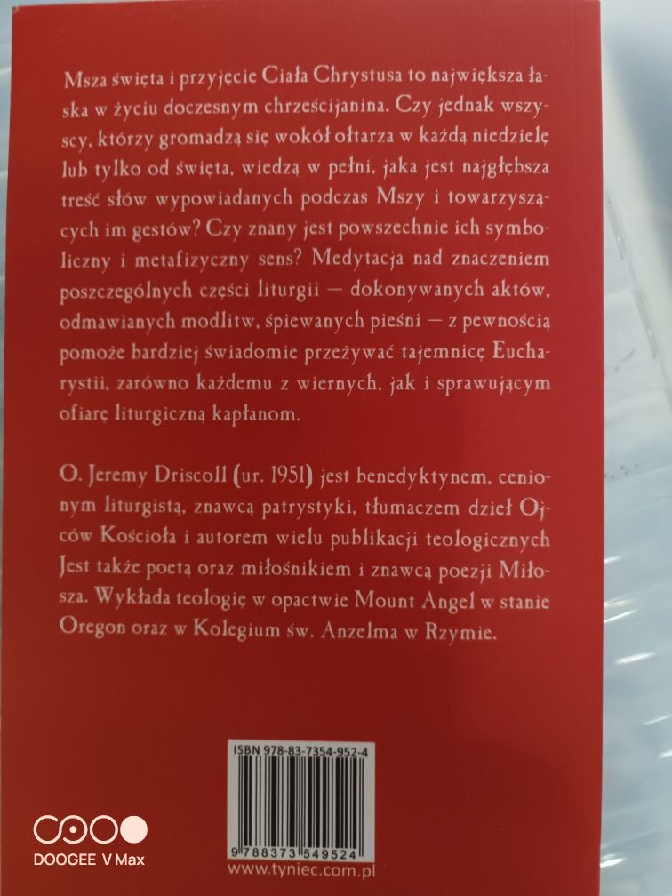 J. Driscoll OSB: Co się wydarza podczas Mszy