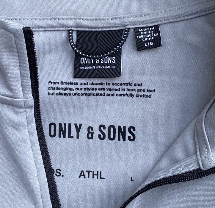 Спортивна тренувальна кофта Only & Sons нова Lка