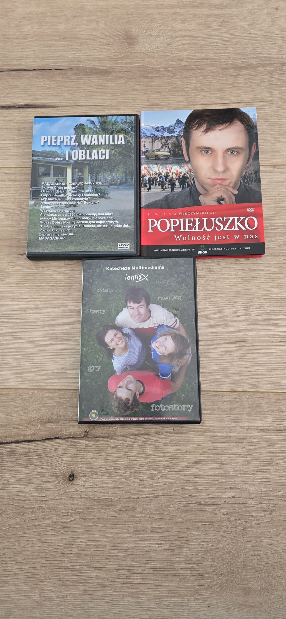 DVD filmy religijne.