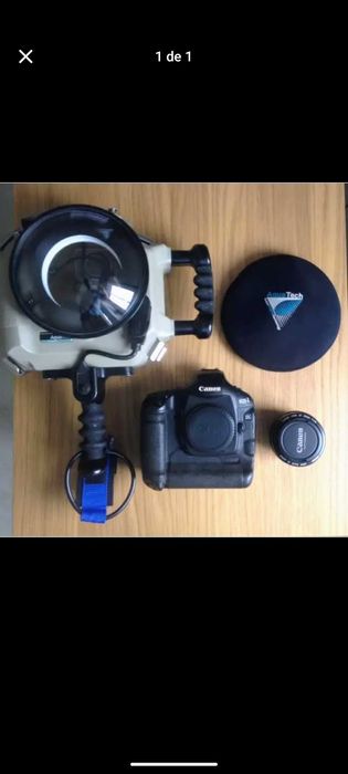 Canon 1D Mark IV, Lente Canon 50mm 1.4 e Caixa Estanque Aquatech