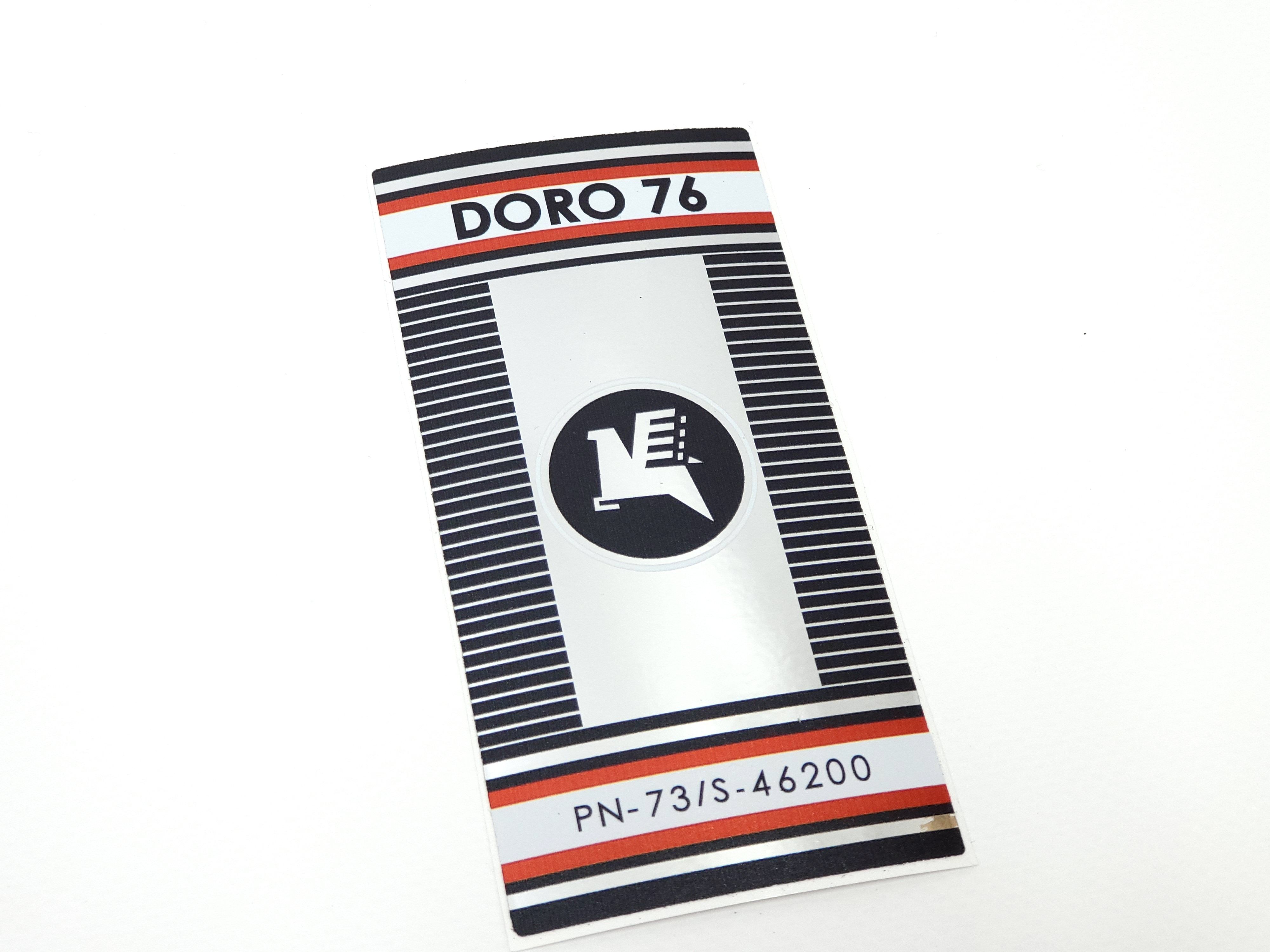 NOWA Naklejka Romet Doro 76 na ramę wąska