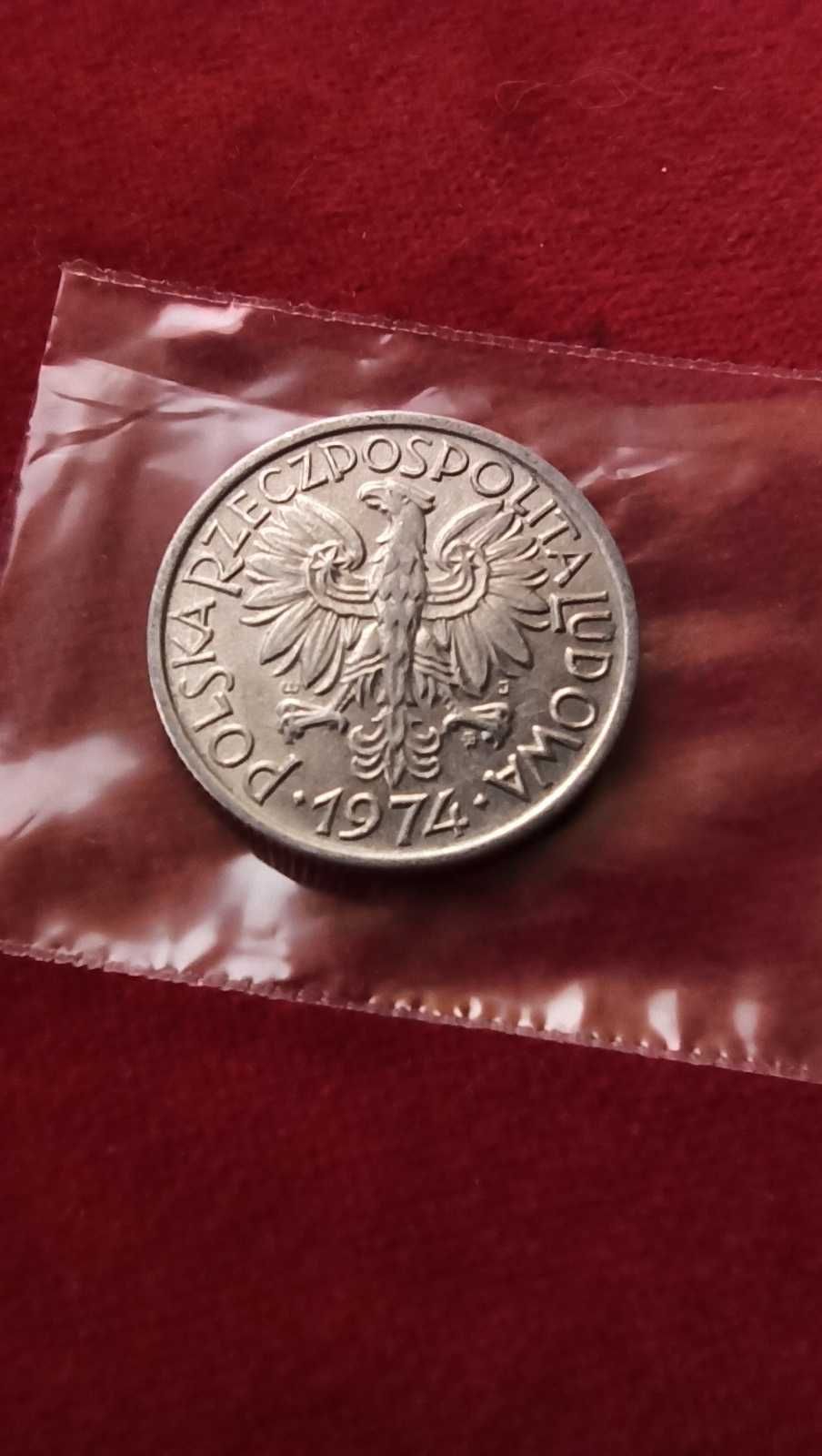 PRL, Moneta 2 złote JAGODY 1974 rok / Ładny STAN