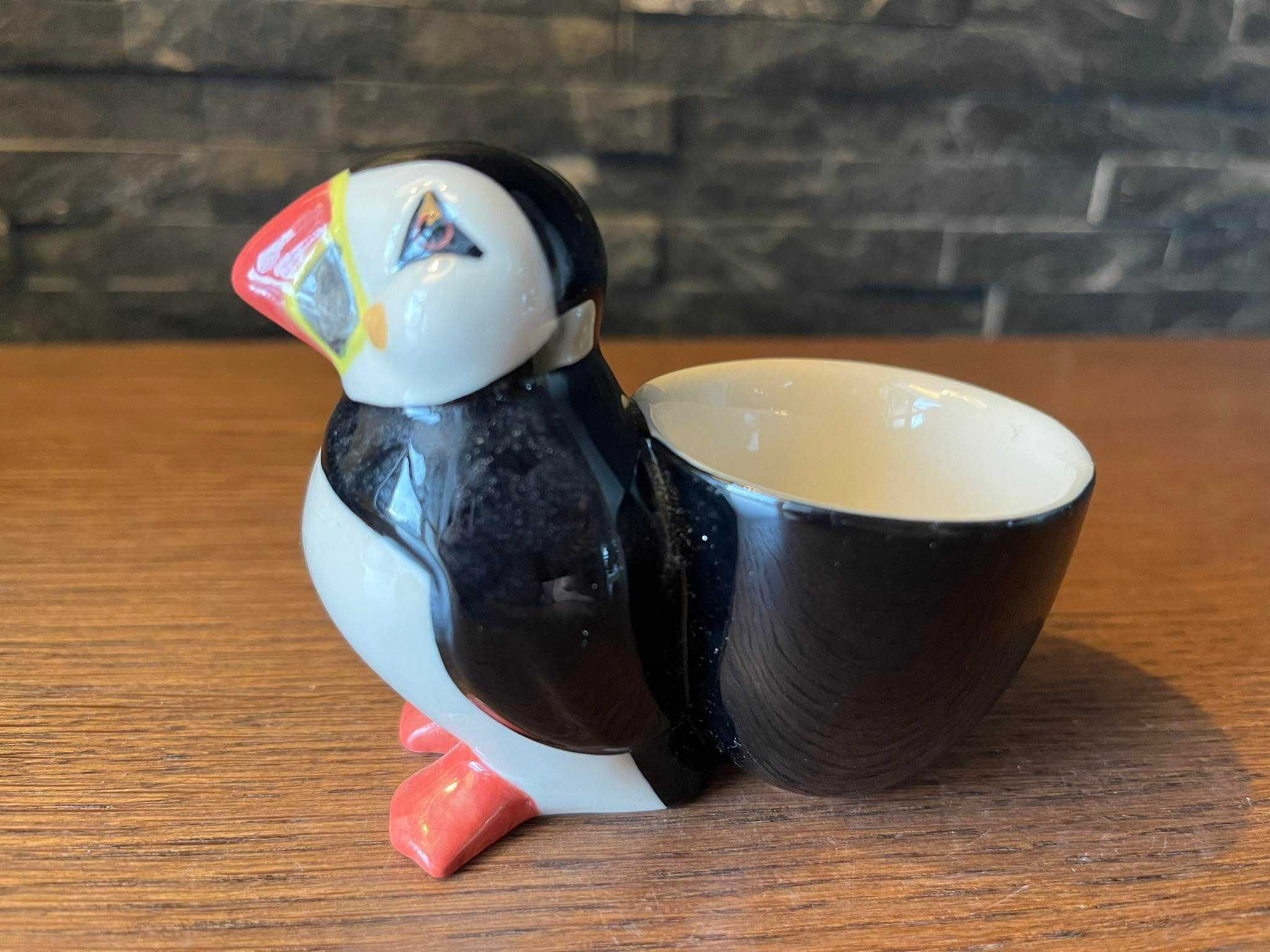Pingwin na jajko porcelana Quail
