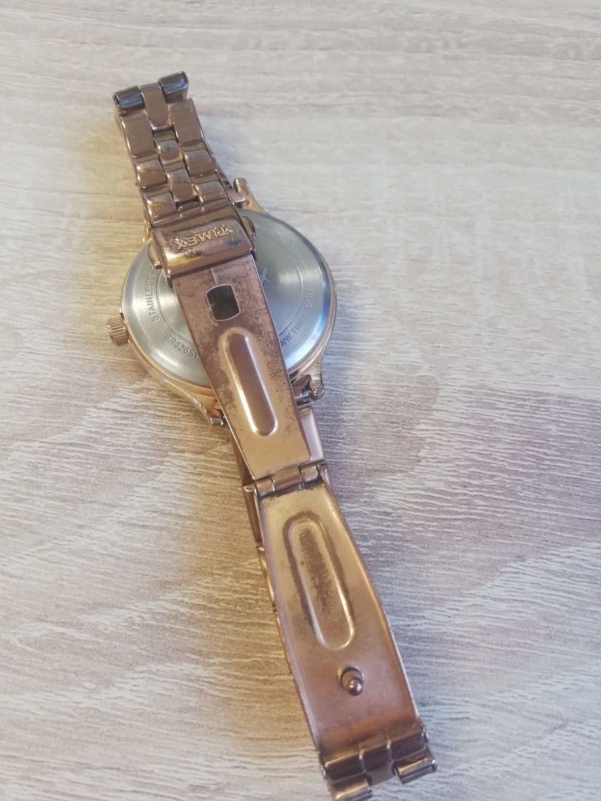 Zegarek damski Timex zloty