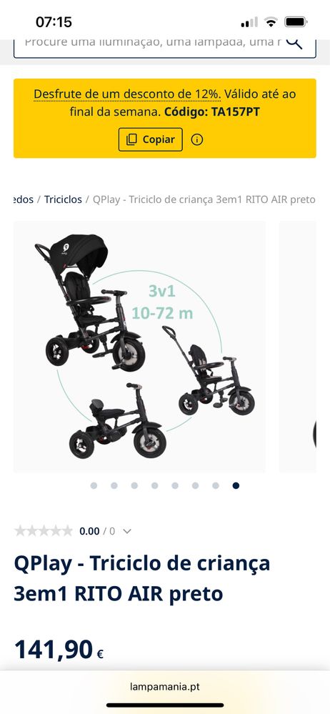 Triciclo QPLAY RITO