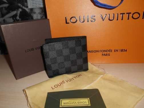 Louis Vuitton portmonetka portfel męski skóra 01156