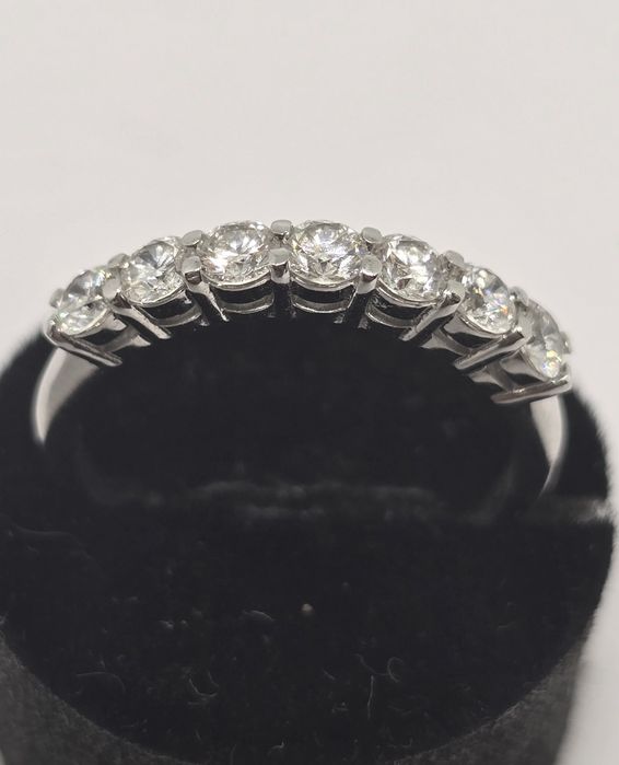 Каблучка дорожка Tiffani. Діаманти 0,77 ct