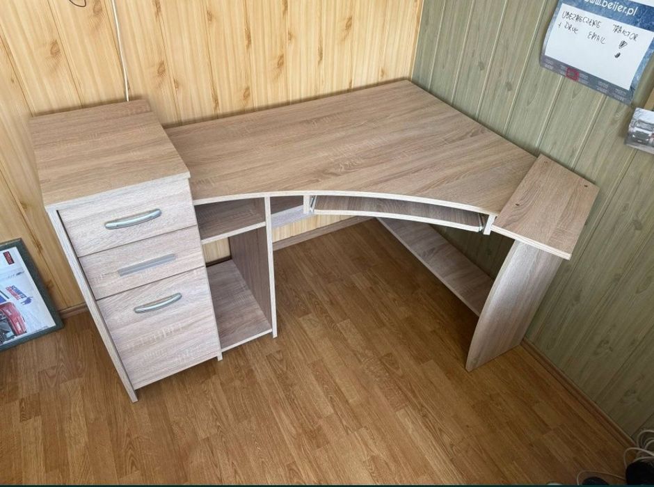 Biurko narożne dąb sonoma
