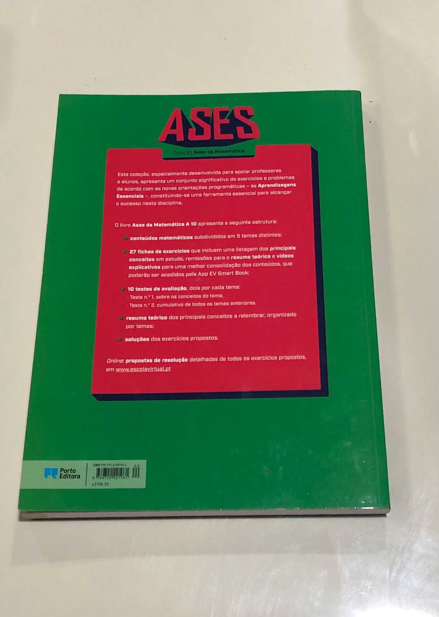Livro exercícios matemática