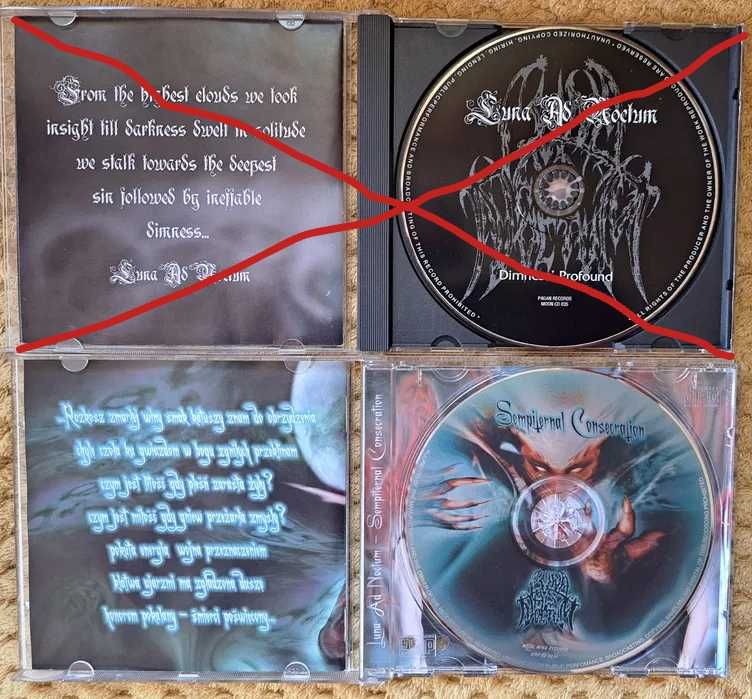 2 x CD LUNA AD NOCTUM Polski Black Metal ala Dimmu Borgir