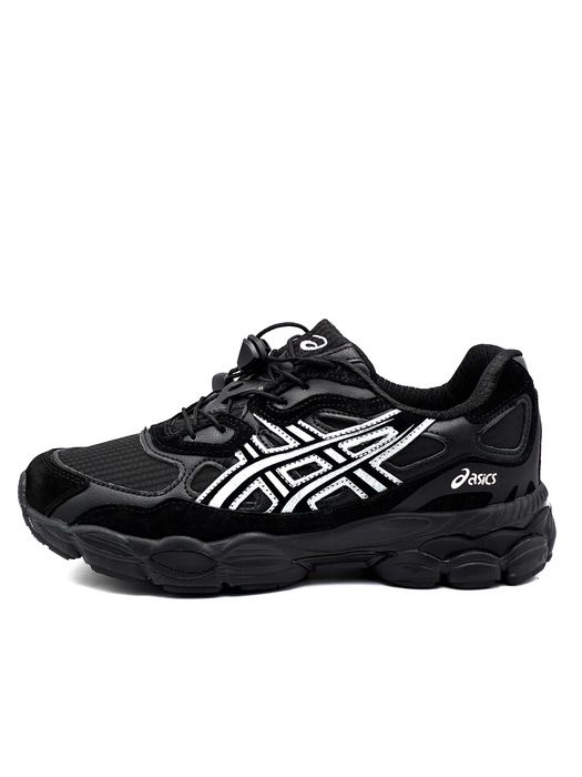 Жіночі зимні кросівки чорні асікс нюк термо asics gel nyc гортекс