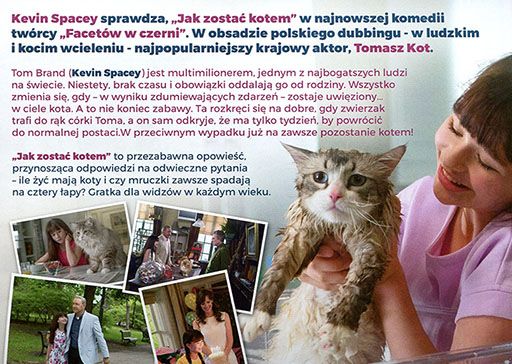 Jak NOWY !!! Film Na DVD "Jak zostać kotem" !!!