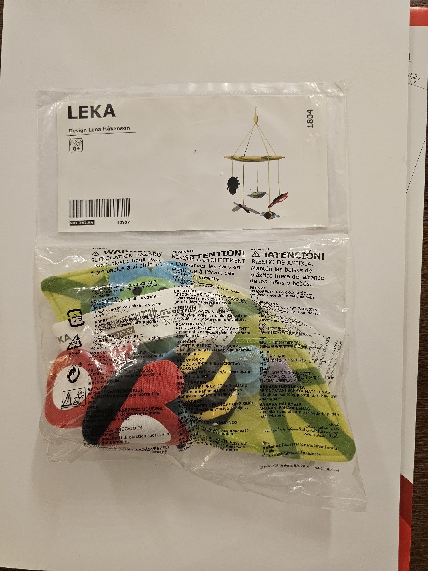 Karuzelka do łóżeczka Ikea