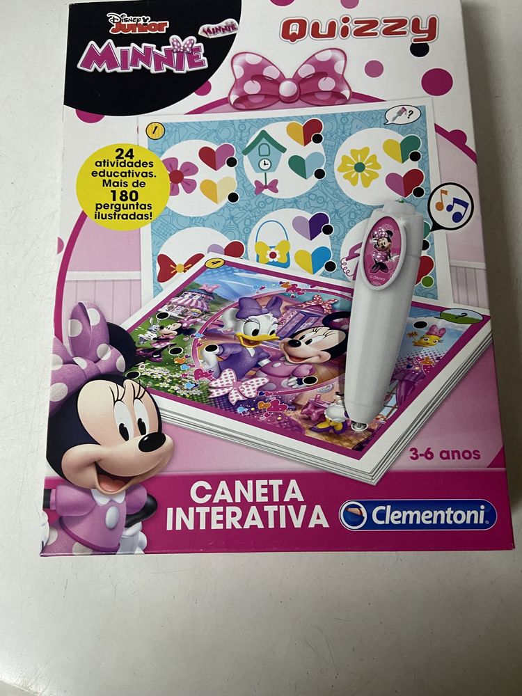 Jogo da minie com uma caneta