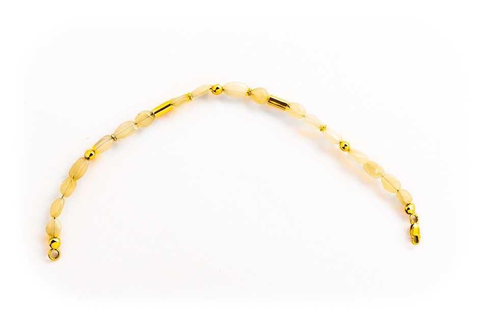 Złota Bransoletka z Opalami - Opale - 14K - 4,68g - KRAKÓW