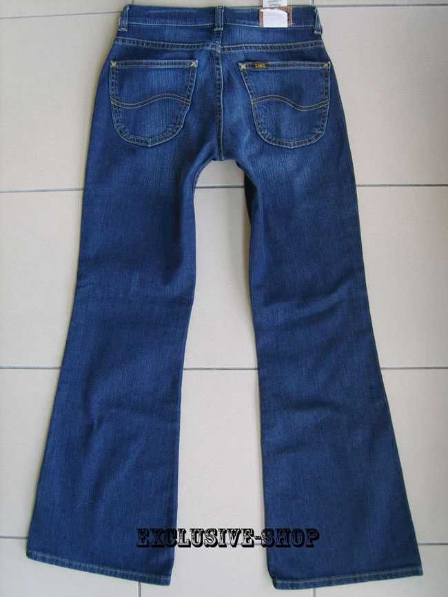 Spodnie damskie Lee Felton jeansy dzwony W28 L30 pas 64 cm