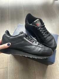 Кросівки reebok Classic Leather GY0954 Чорні 41 розмір