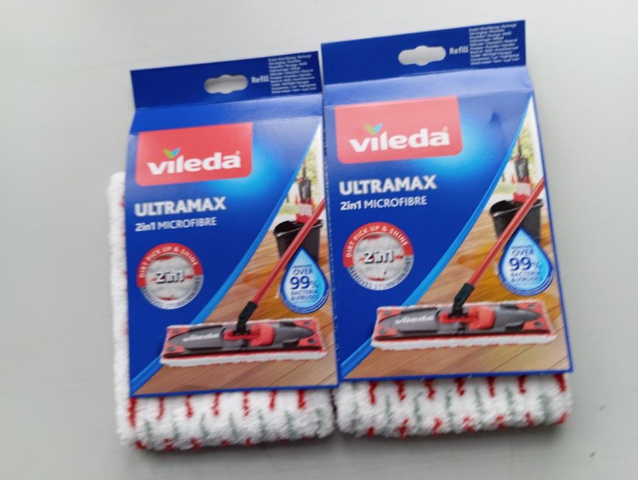 Vileda Ultramax Wkład do mopa płaskiego 2 szt. 100% Orginał