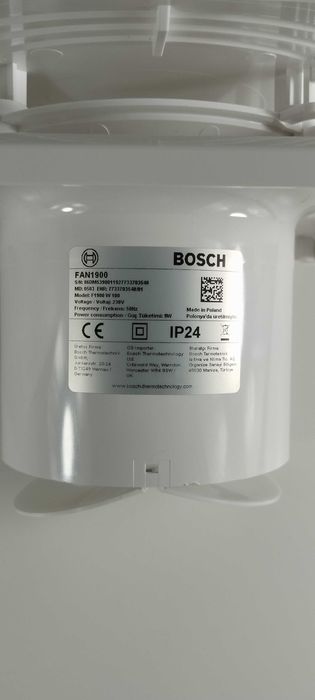 Ventilador Extrator WC Bosch 1900W Silencioso