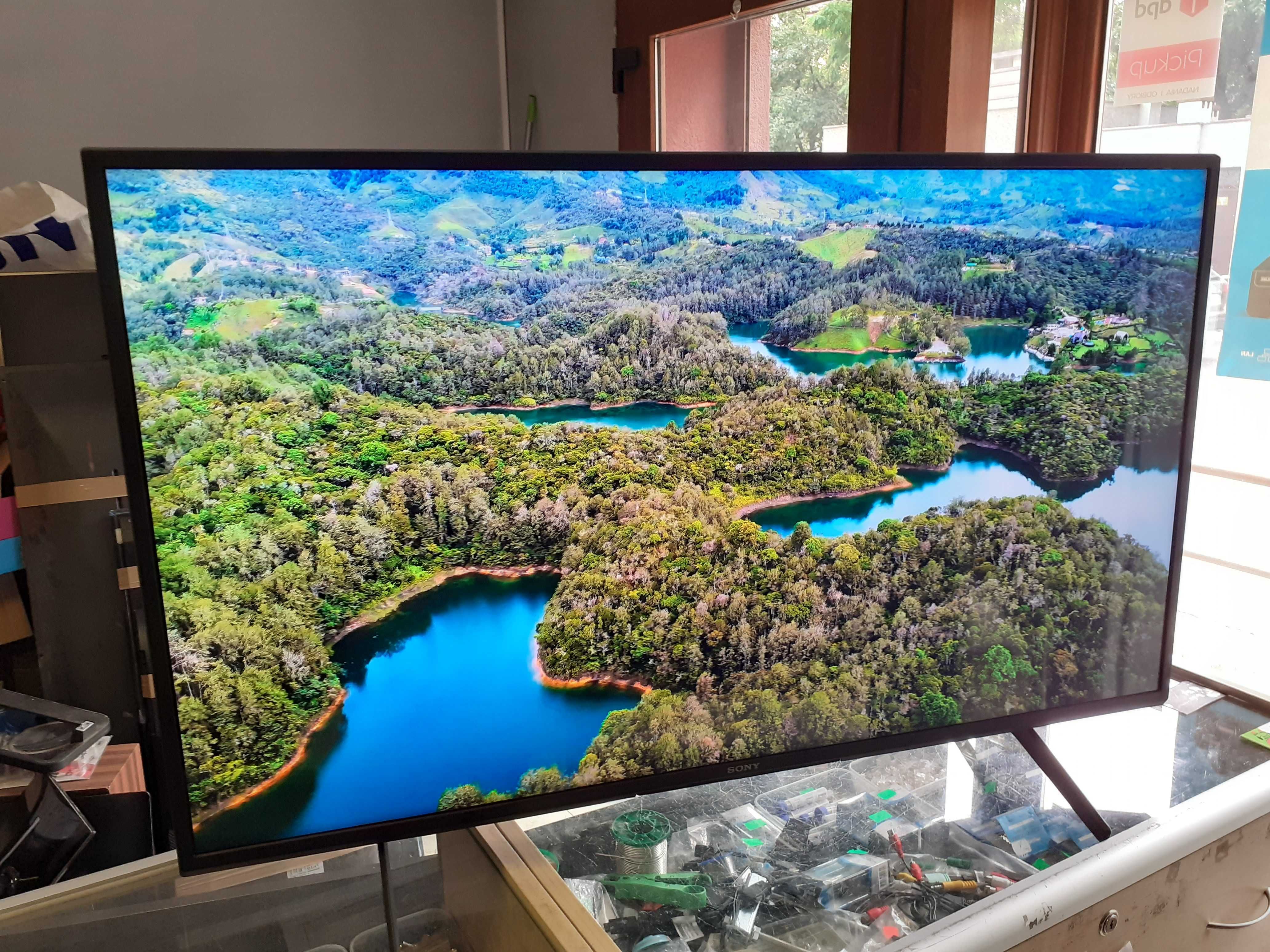 telewizor smart sony kd-43x80j wifi youtube netflix 4k uhd i hdr t-2