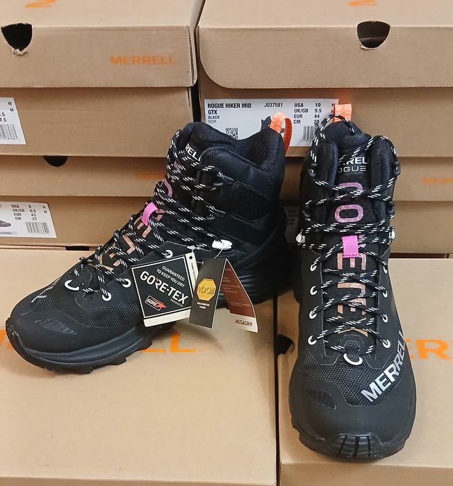 Черевики туристичні чоловічі Merrell Rogue Hiker Mid GTX black