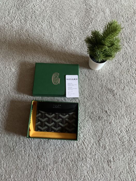 black goyard cardholder with email receipt .