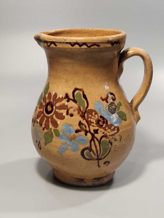 СТАРИННЫЕ кувшин куманец графин Старая ОПОШНЯ Керамика Майолика СССР