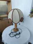 Lampa stolikowa drewno