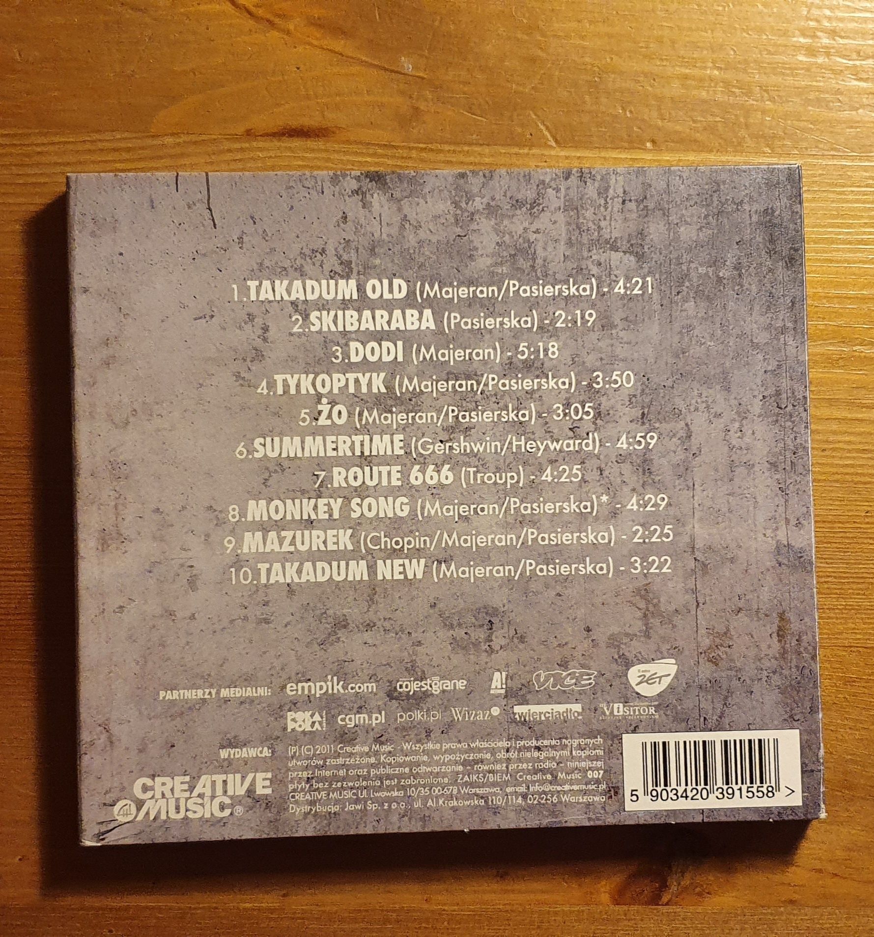 Takadum, me myself and I - plyta Cd